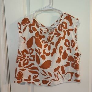 Floral Sleeveless Top